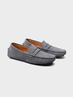 Xanthe | Nude Suede Classic Slip-On Pumps