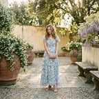 Ingrid | Floral Wedding Guest Dresses V-Neck Maxi