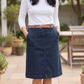 Fensley - Knee-Length A-Line Skirt Knee-Length A-Line Skirt 
