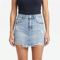 Frayla - Distressed Mini Skirt Distressed Mini Skirt 
