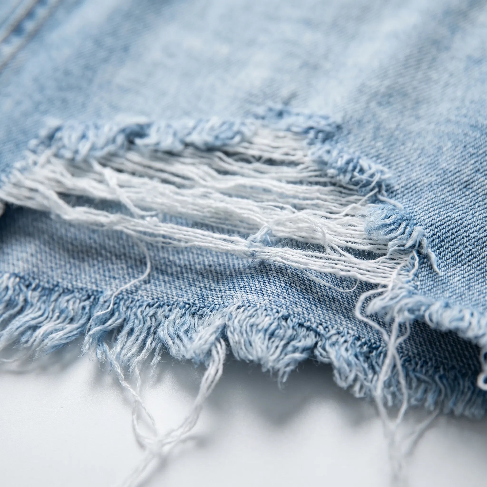 Frayla - Distressed Mini Skirt Distressed Mini Skirt 