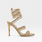 Anouk | Rene Caovilla Heels Crystal Strappy Sandals Evening