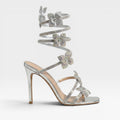 Floriane | Rene Caovilla Heels Ankle Wrap Crystal Party Sandals