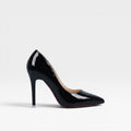 Eulalie | Patent Evening Shoes For Wedding In Black Cream White