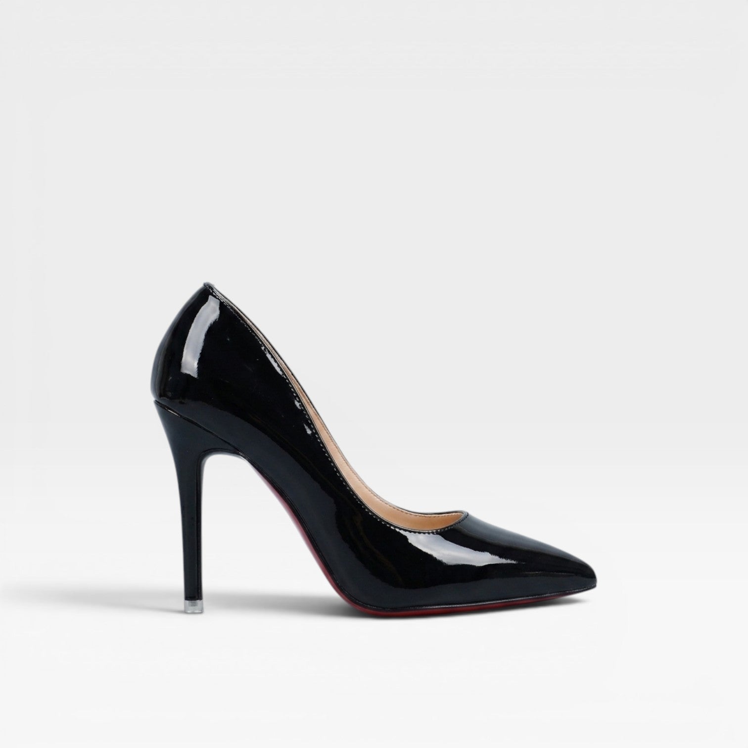 Eulalie | Patent Evening Shoes For Wedding In Black Cream White
