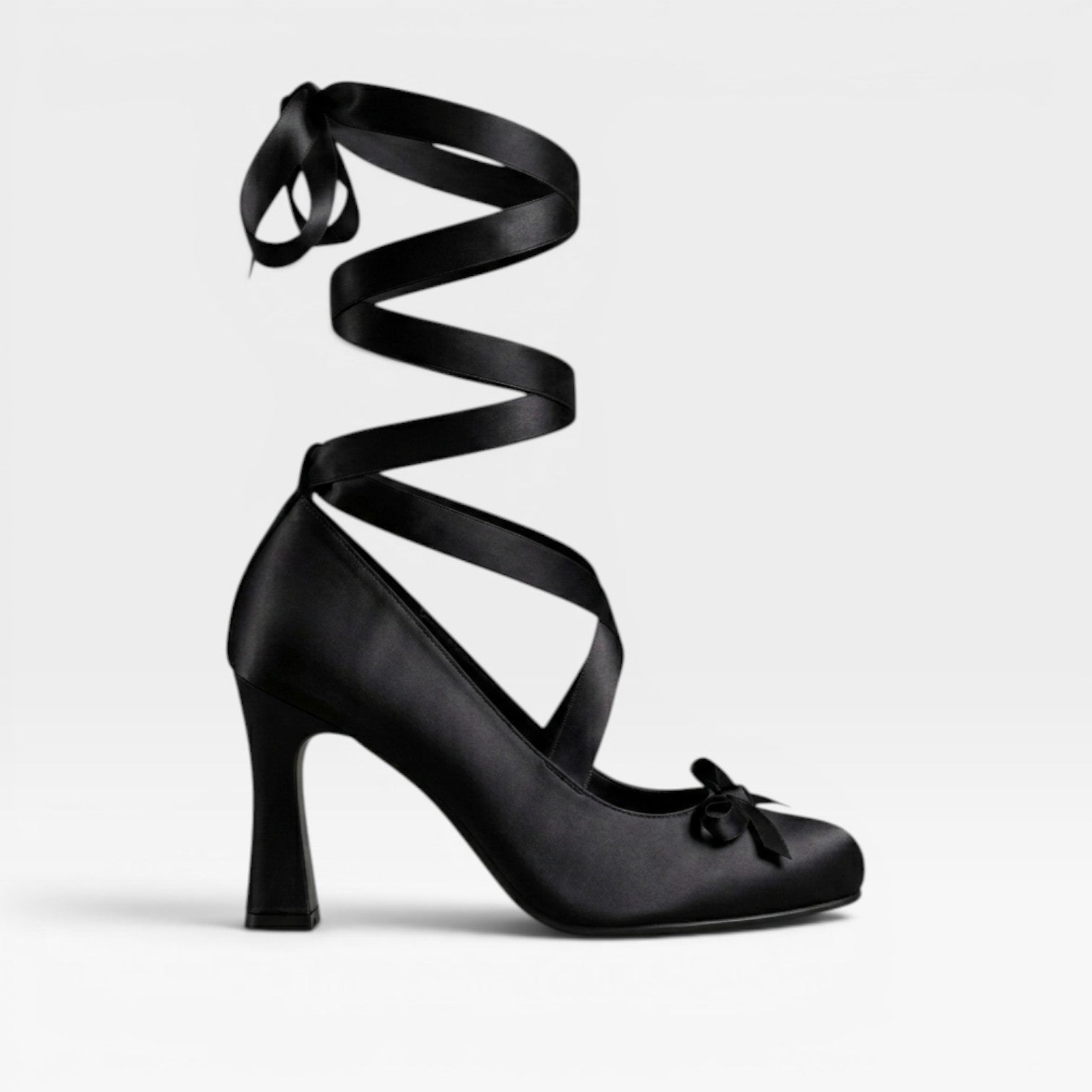 Honorine | Gold Block Heels For Wedding With Ribbon Lace Up