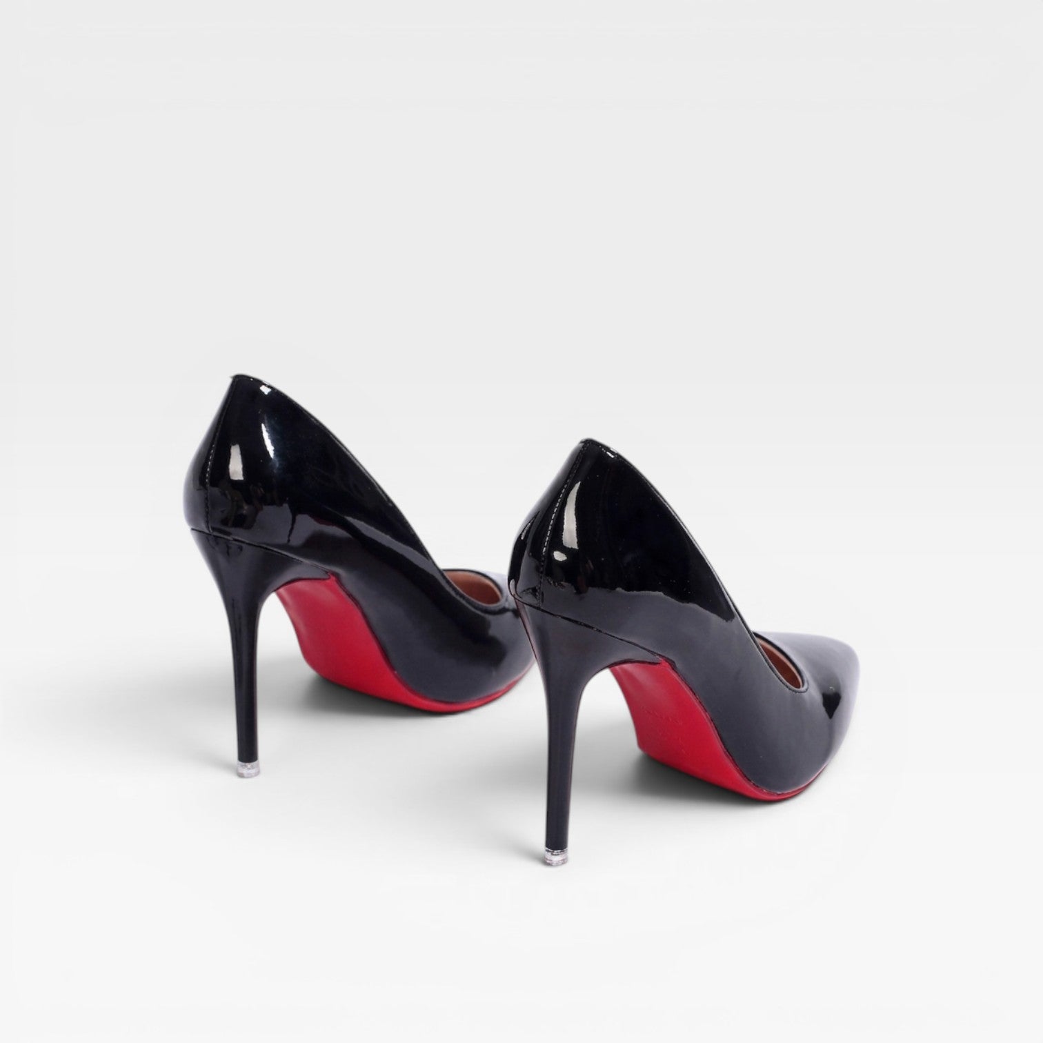 Eulalie | Patent Evening Shoes For Wedding In Black Cream White