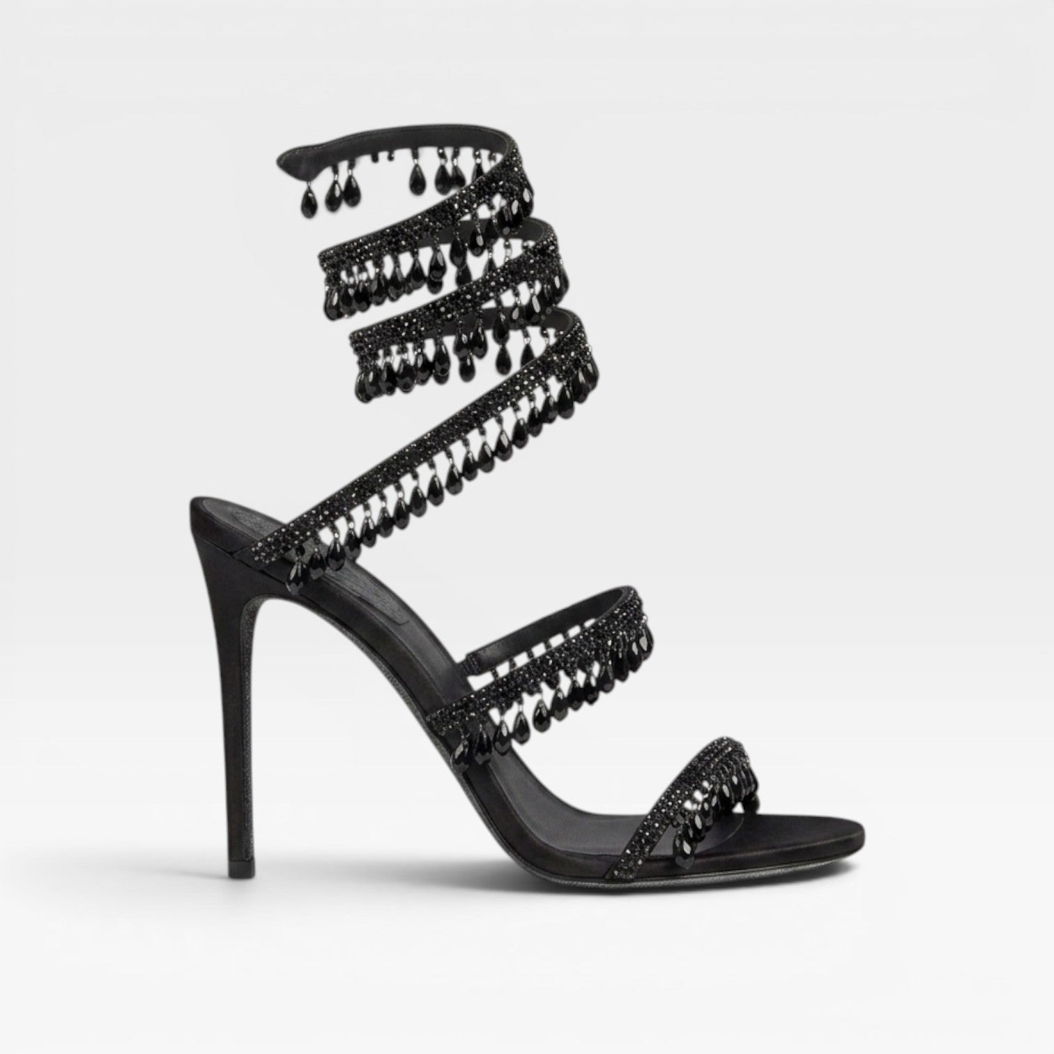 Cordelia | Gold Block Heels For Wedding With Crystal Embellishment