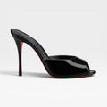 Evangeline | Evening Shoes For Wedding In Pointed Leather Mules