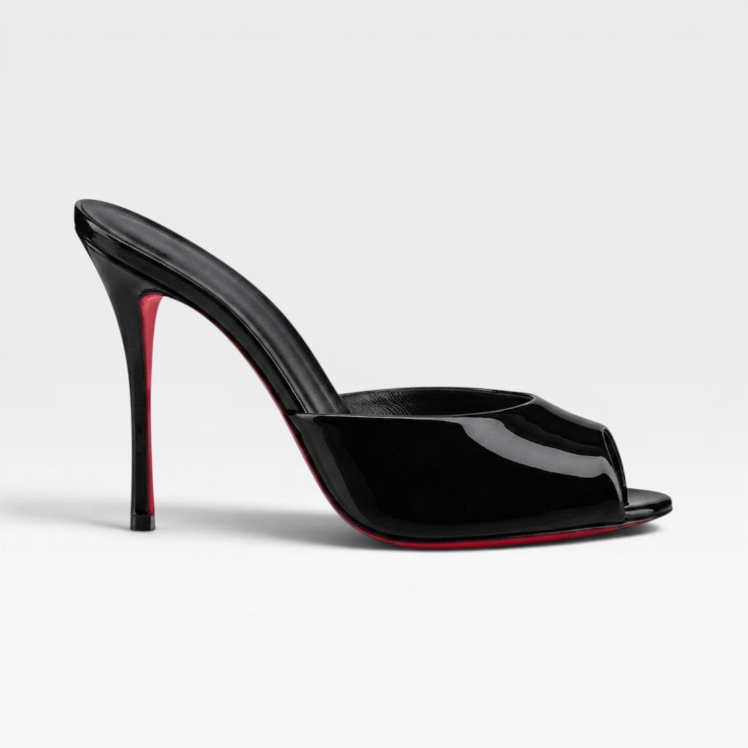 Evangeline | Evening Shoes For Wedding In Pointed Leather Mules