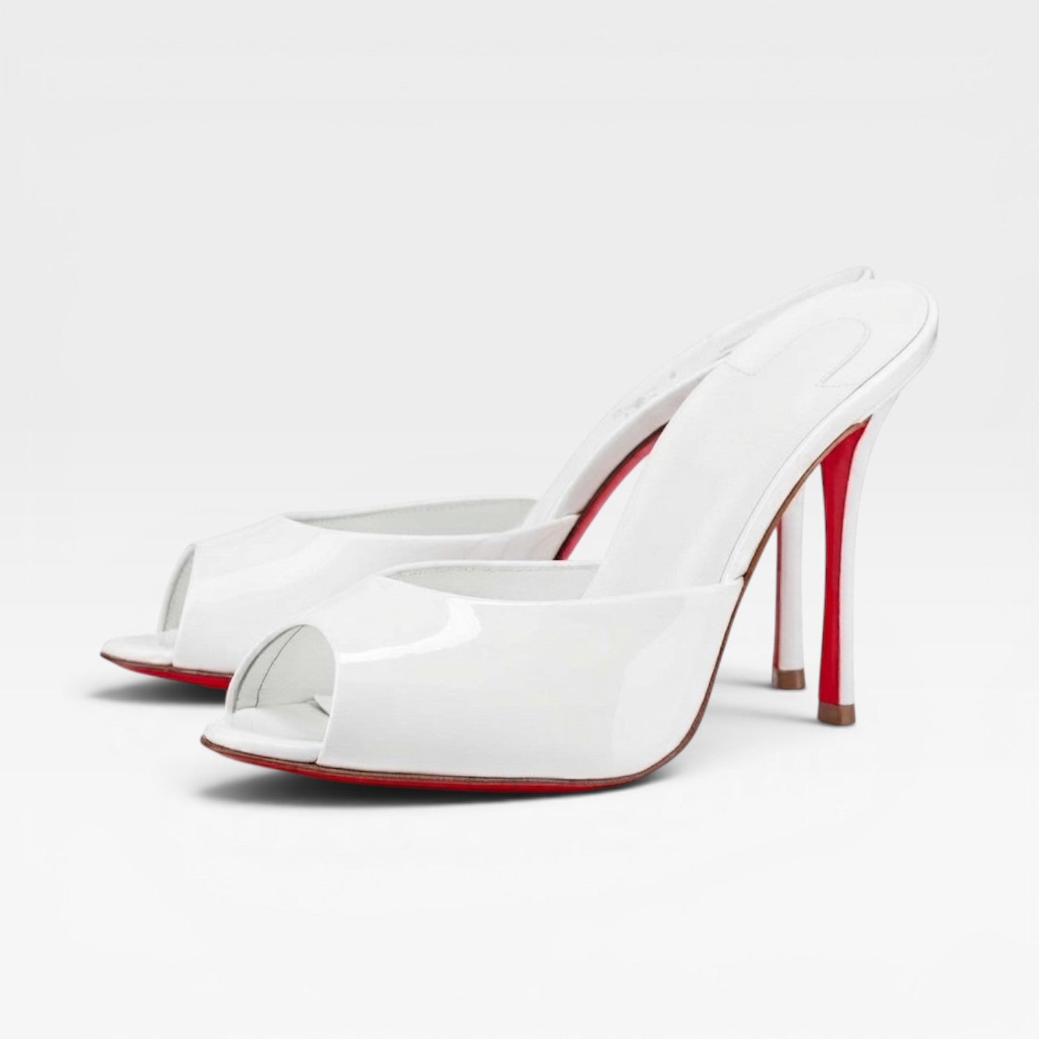 Evangeline | Evening Shoes For Wedding In Pointed Leather Mules