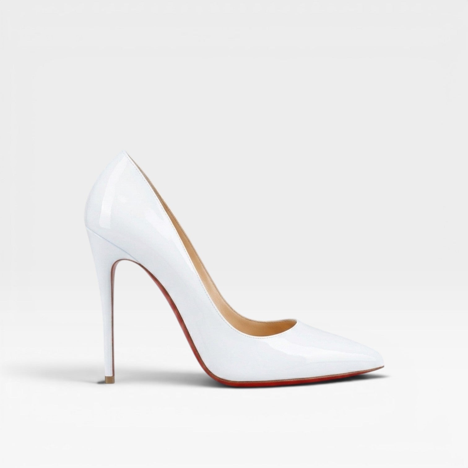 Eulalie | Patent Evening Shoes For Wedding In Black Cream White