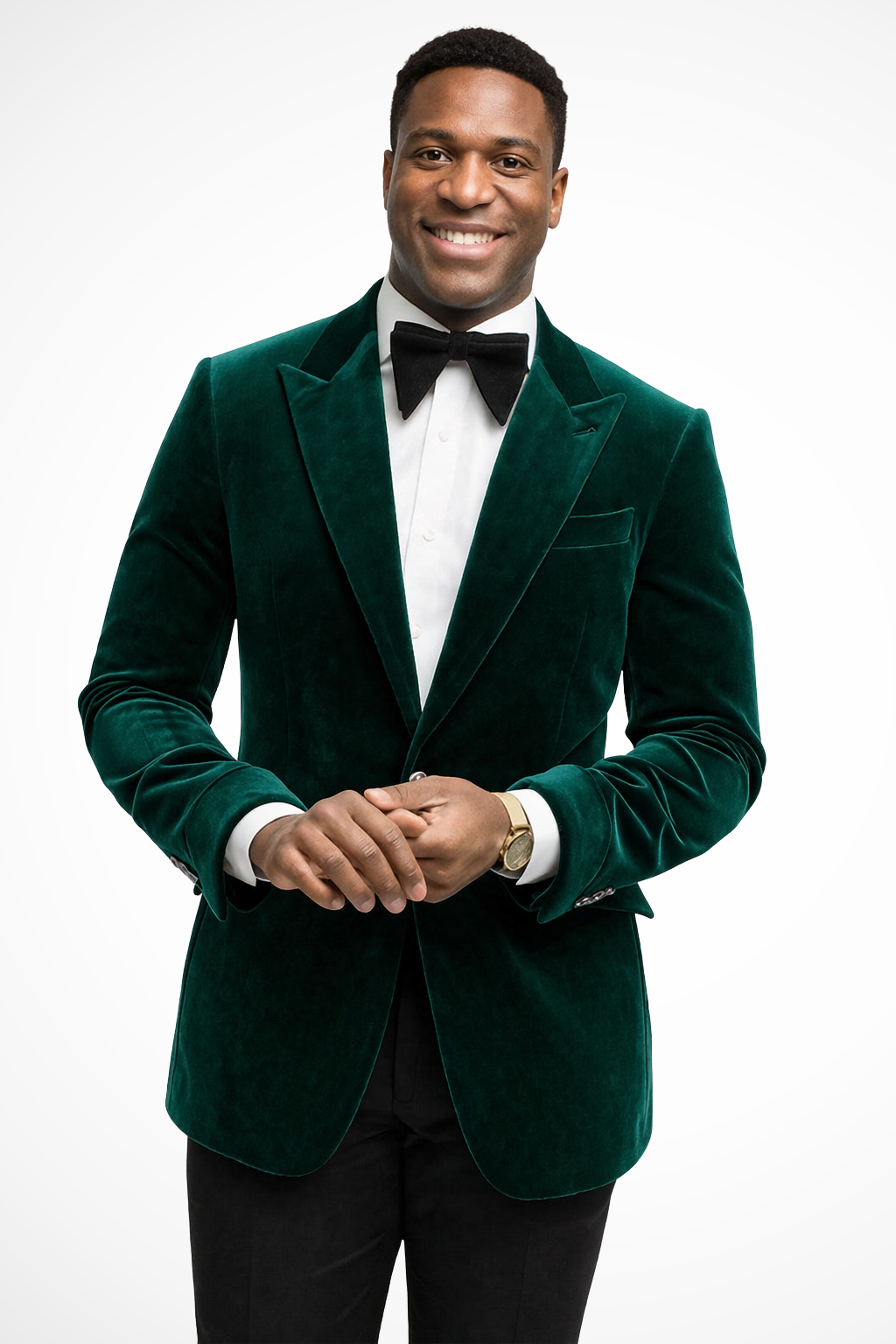 Magnus | Men Velvet Peak Lapel Wedding Guest Blazer