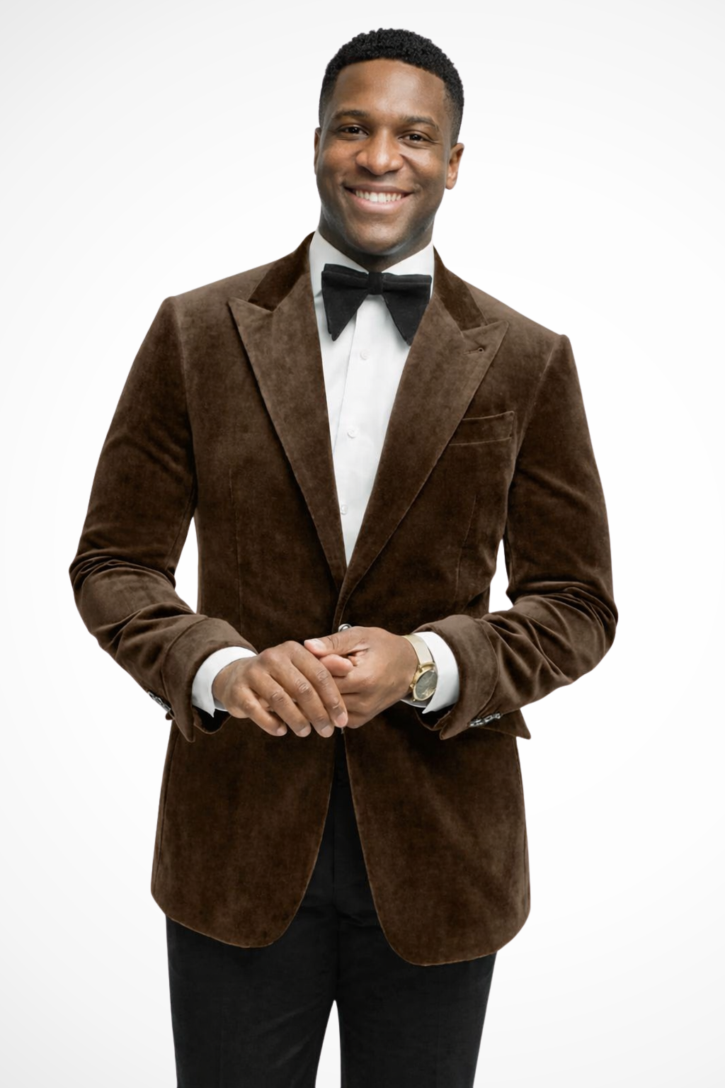 Magnus | Men Velvet Peak Lapel Wedding Guest Blazer