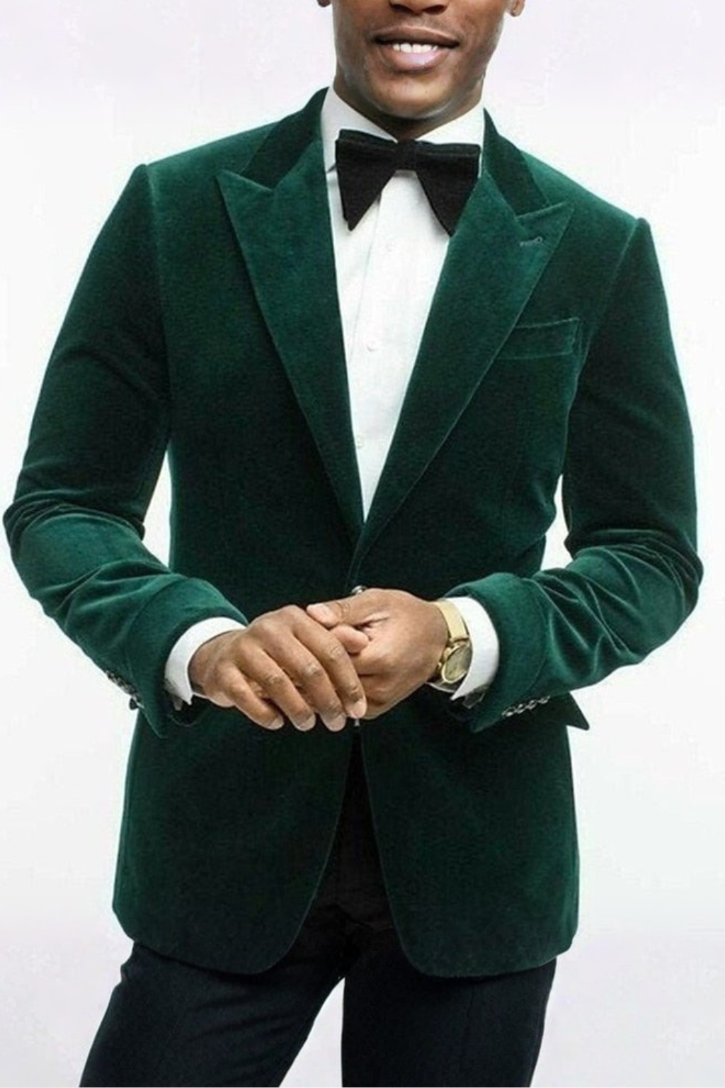 Magnus | Men Velvet Peak Lapel Wedding Guest Blazer