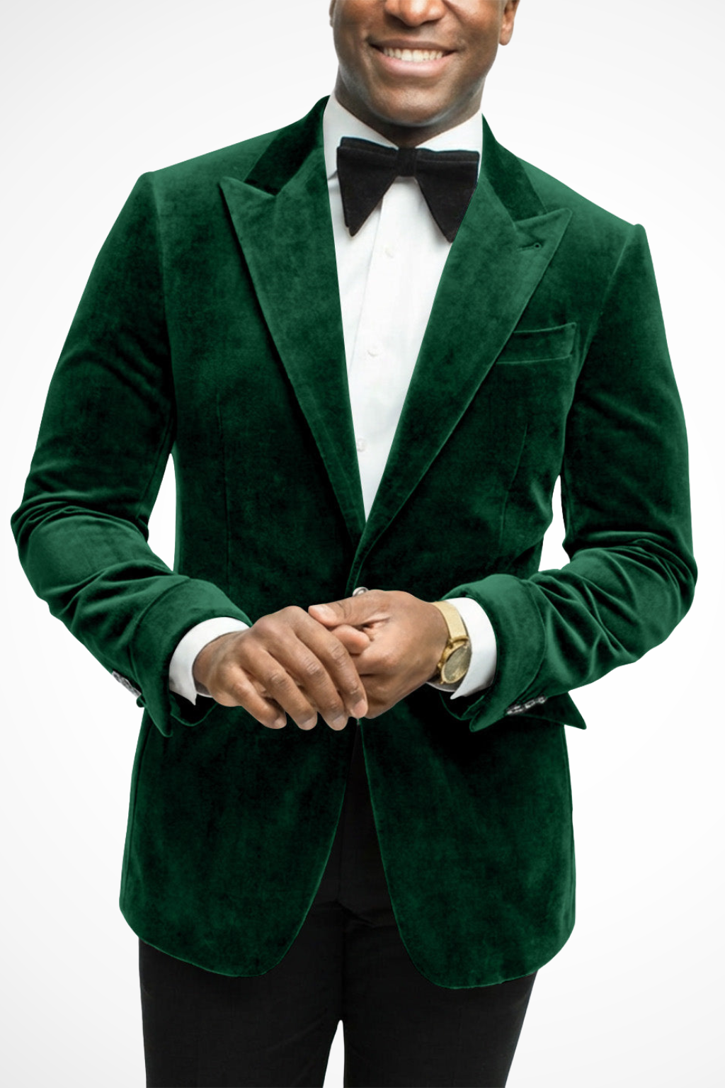 Magnus | Men Velvet Peak Lapel Wedding Guest Blazer
