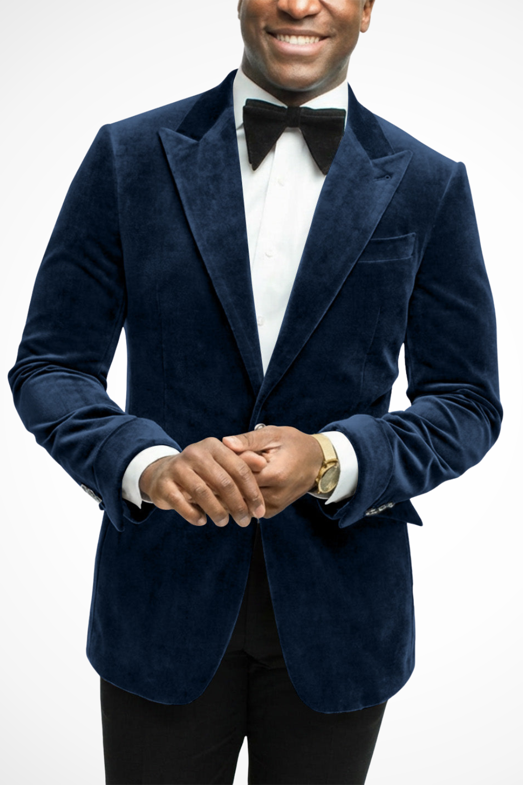 Magnus | Men Velvet Peak Lapel Wedding Guest Blazer