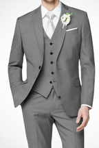 Xavier | Men Single Breasted 3-Piece Wedding Guest Formal Suit