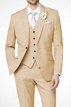 Xavier | Men Single Breasted 3-Piece Wedding Guest Formal Suit