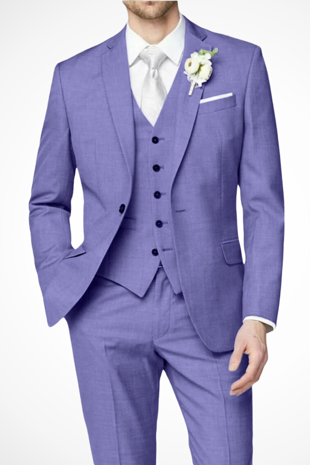 Xavier | Men Single Breasted 3-Piece Wedding Guest Formal Suit