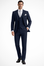Leopold | Men Slim Fit 3-Piece Wedding Guest Peak Lapel Suit