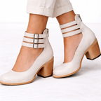 Ghislaine | Heeled Ankle Boots in Timeless Premium Leather