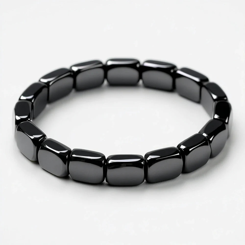 Zachary | Mens Bracelet Hematite Stone Casual Accessory