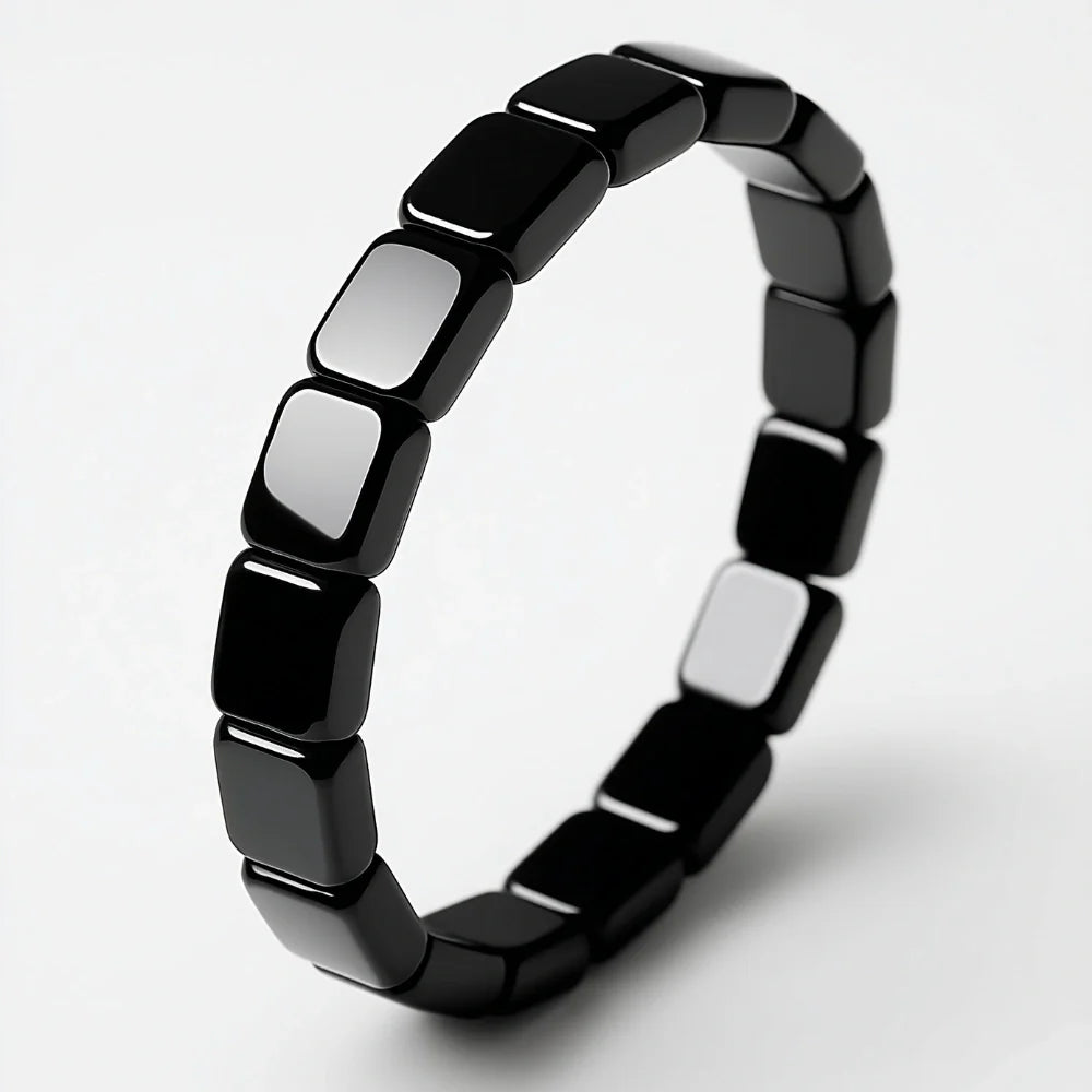 Zachary | Mens Bracelet Hematite Stone Casual Accessory