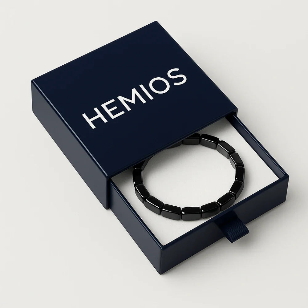 Zachary | Mens Bracelet Hematite Stone Casual Accessory