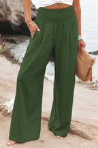Evangeline | Skinny Fit Linen Trousers For Smart Casual Wear