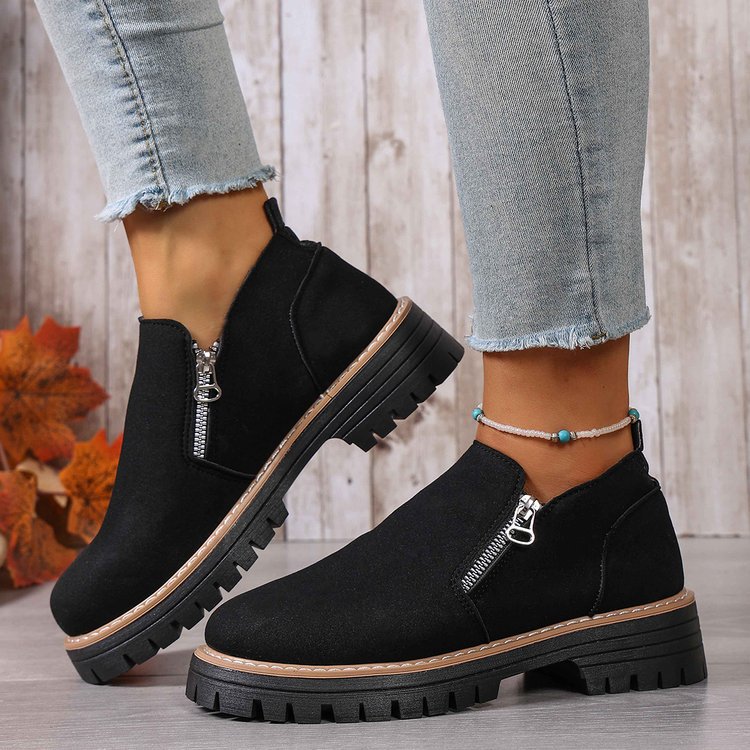 Seraphina | Supportive Ankle Boots with Arch Support & Side Zip
