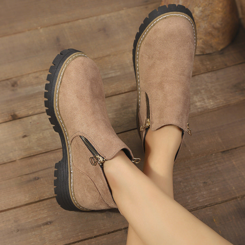 Seraphina | Supportive Ankle Boots with Arch Support & Side Zip