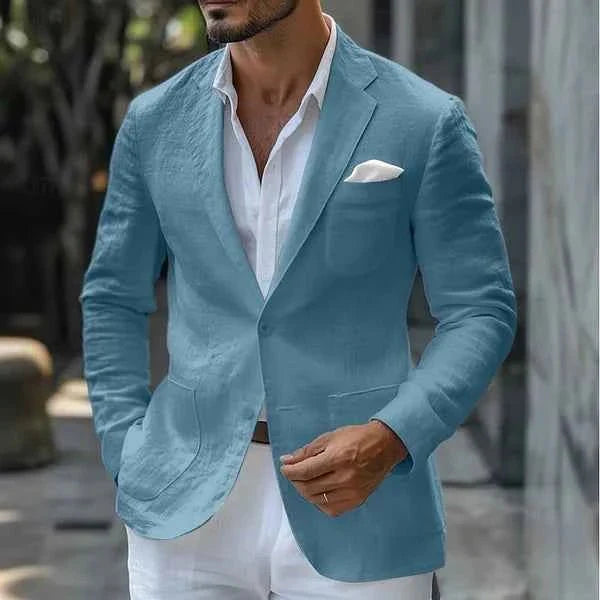 Nestor | Men Linen Blazer Smart Casual Summer Jacket