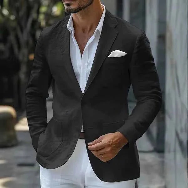 Nestor | Men Linen Blazer Smart Casual Summer Jacket