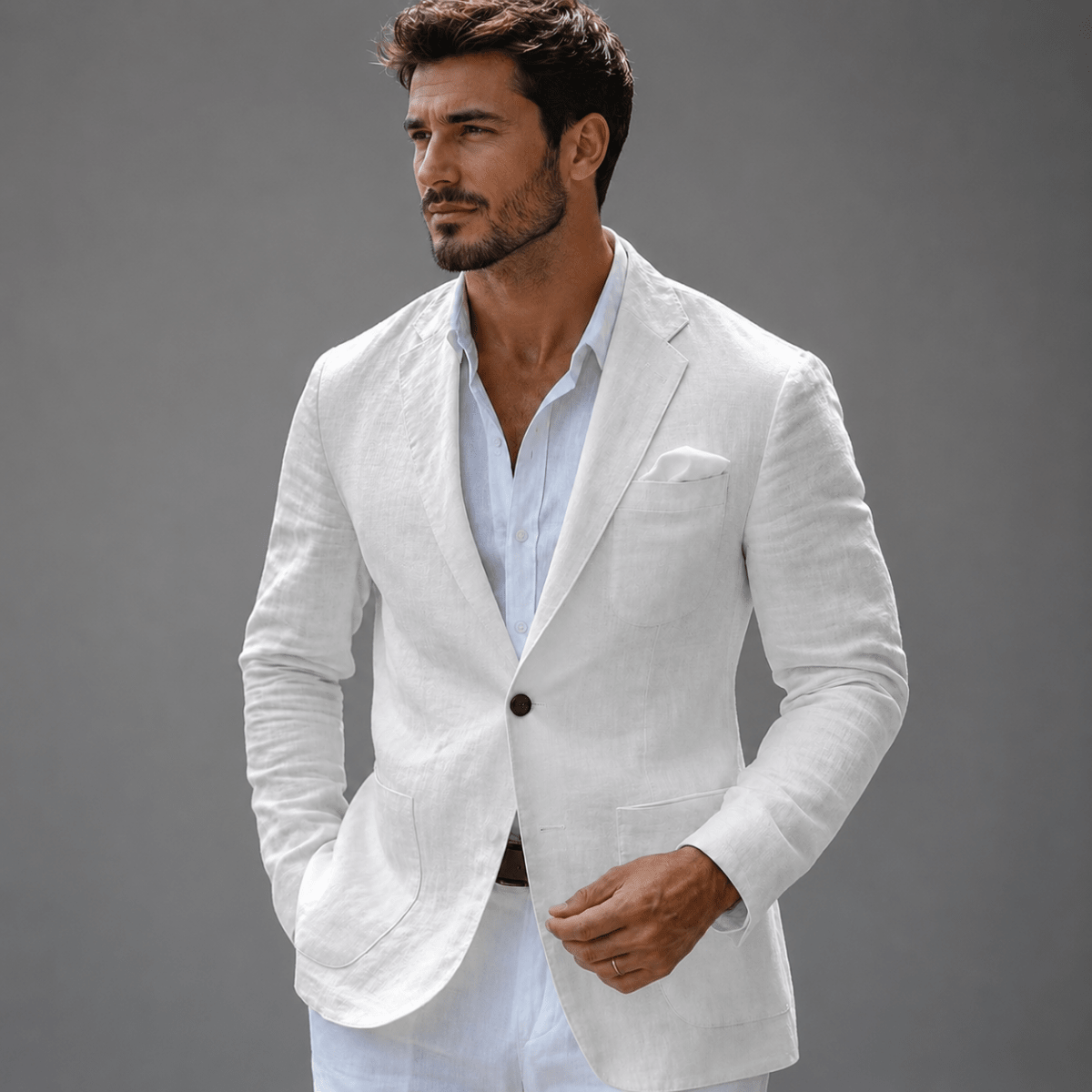 Nestor | Men Linen Blazer Smart Casual Summer Jacket
