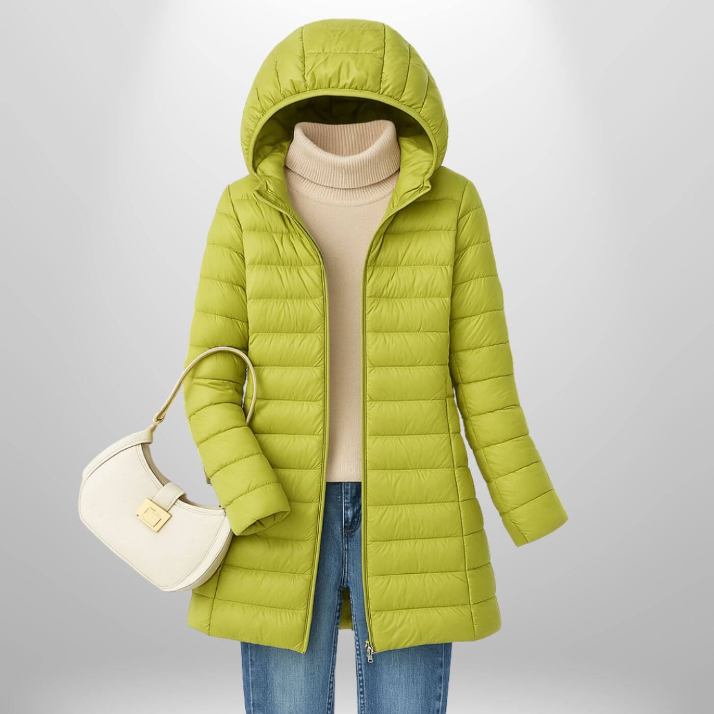 Ninon | Lightweight Hooded Puffer Jacket For Women