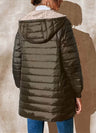 Margaux | Lightweight Puffer Jacket with Hood and Ribbed Cuffs