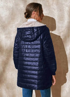 Margaux | Lightweight Puffer Jacket with Hood and Ribbed Cuffs