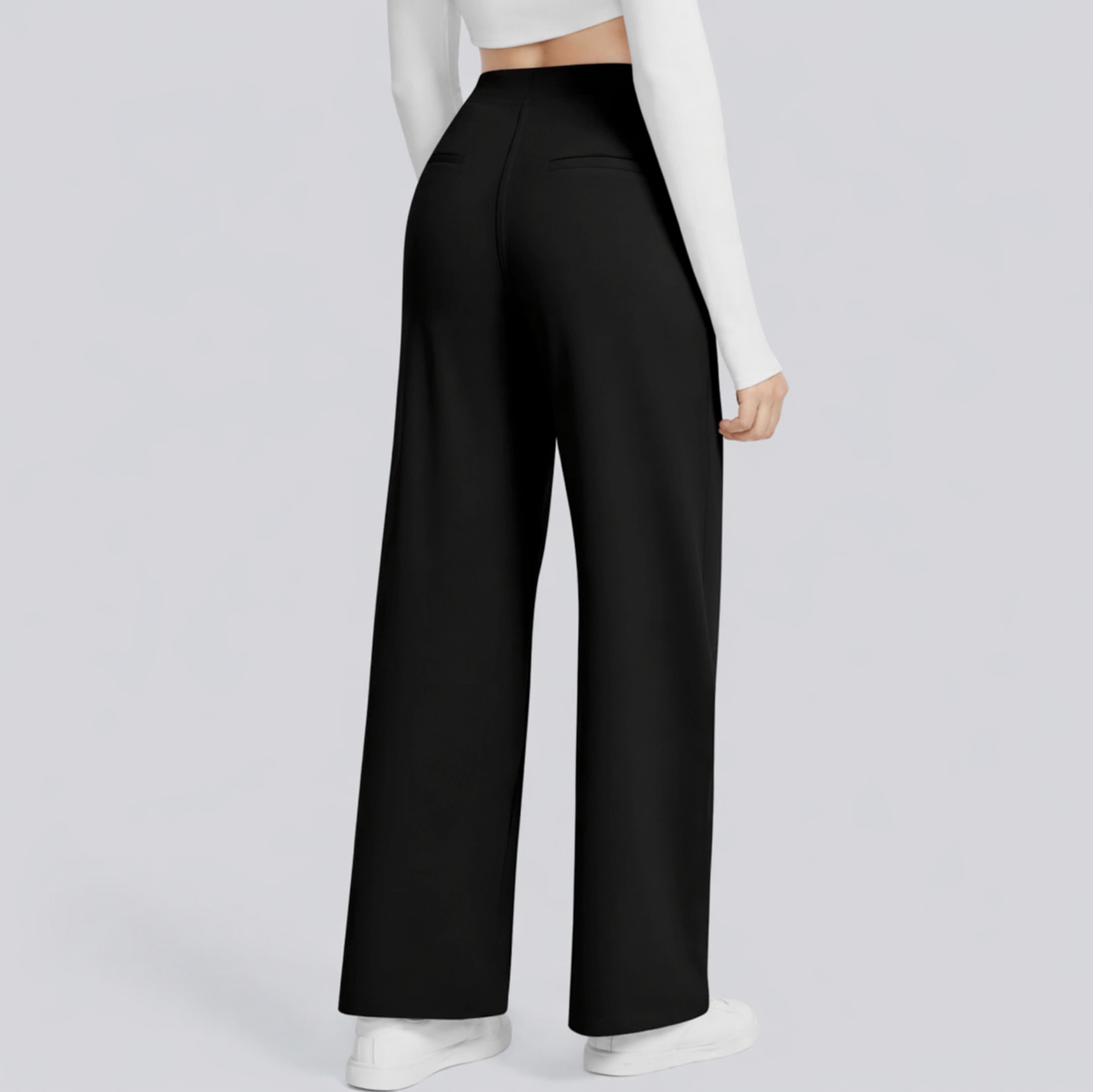 Seraphina | Women Wide Leg Trousers High Waisted Smart Casual