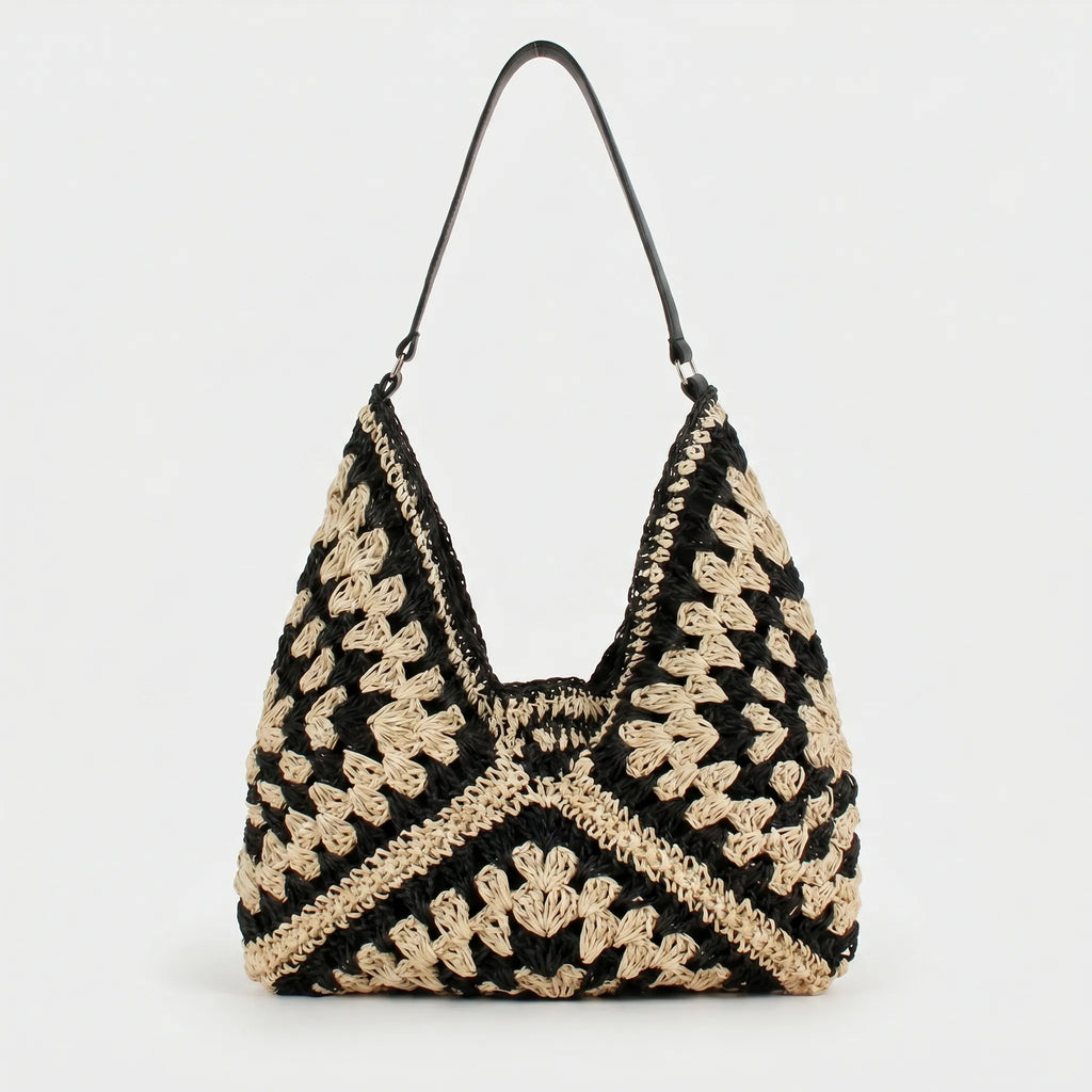 Luminera - Slouchy Crochet Shoulder Bag Slouchy Crochet Shoulder Bag 