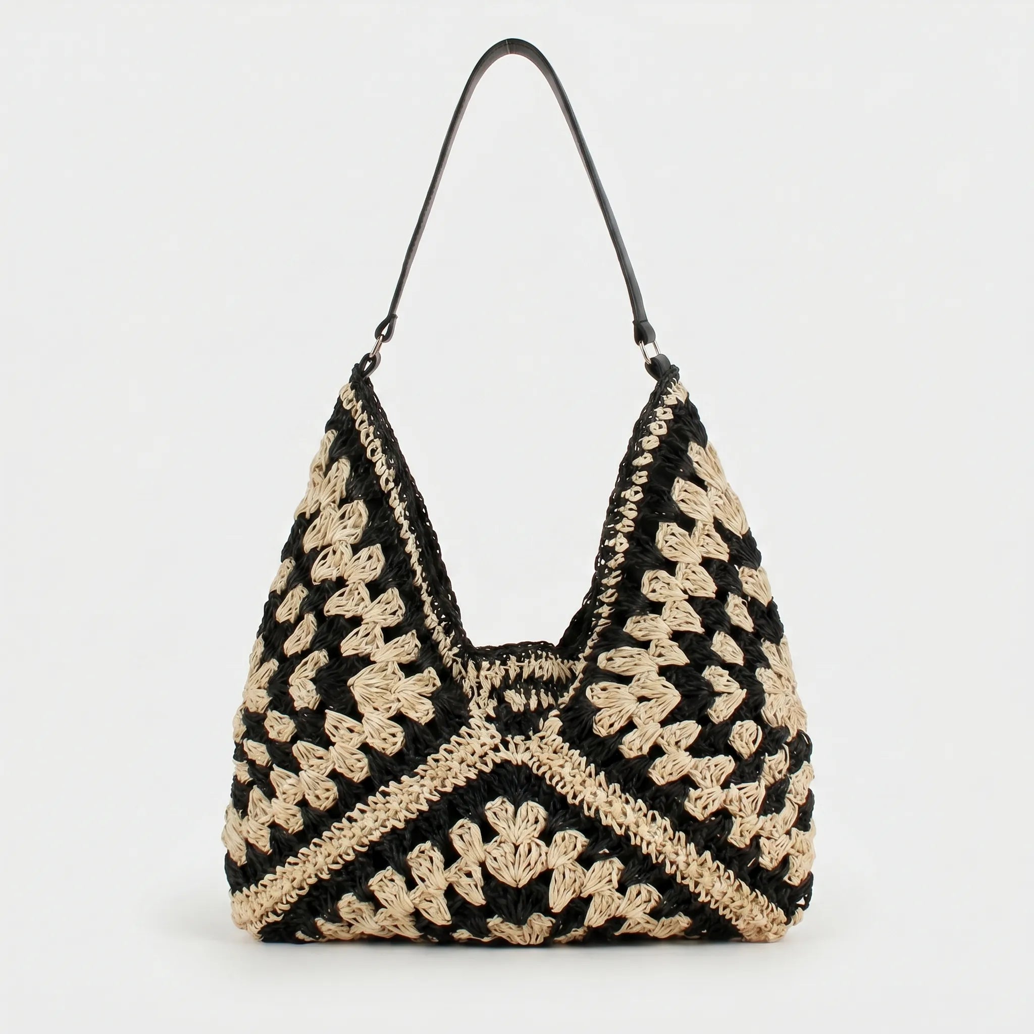 Luminera - Slouchy Crochet Shoulder Bag Slouchy Crochet Shoulder Bag 