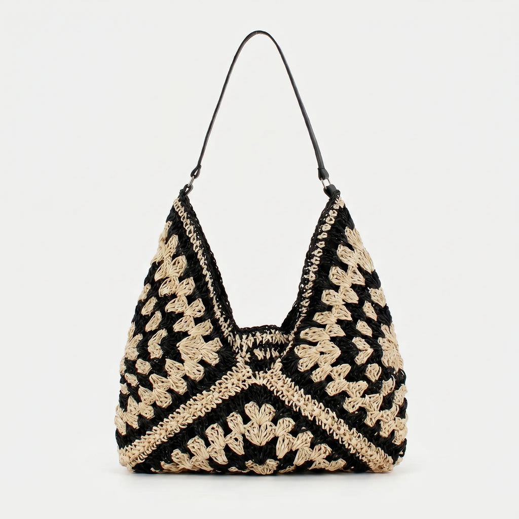 Luminera - Slouchy Crochet Shoulder Bag Slouchy Crochet Shoulder Bag 