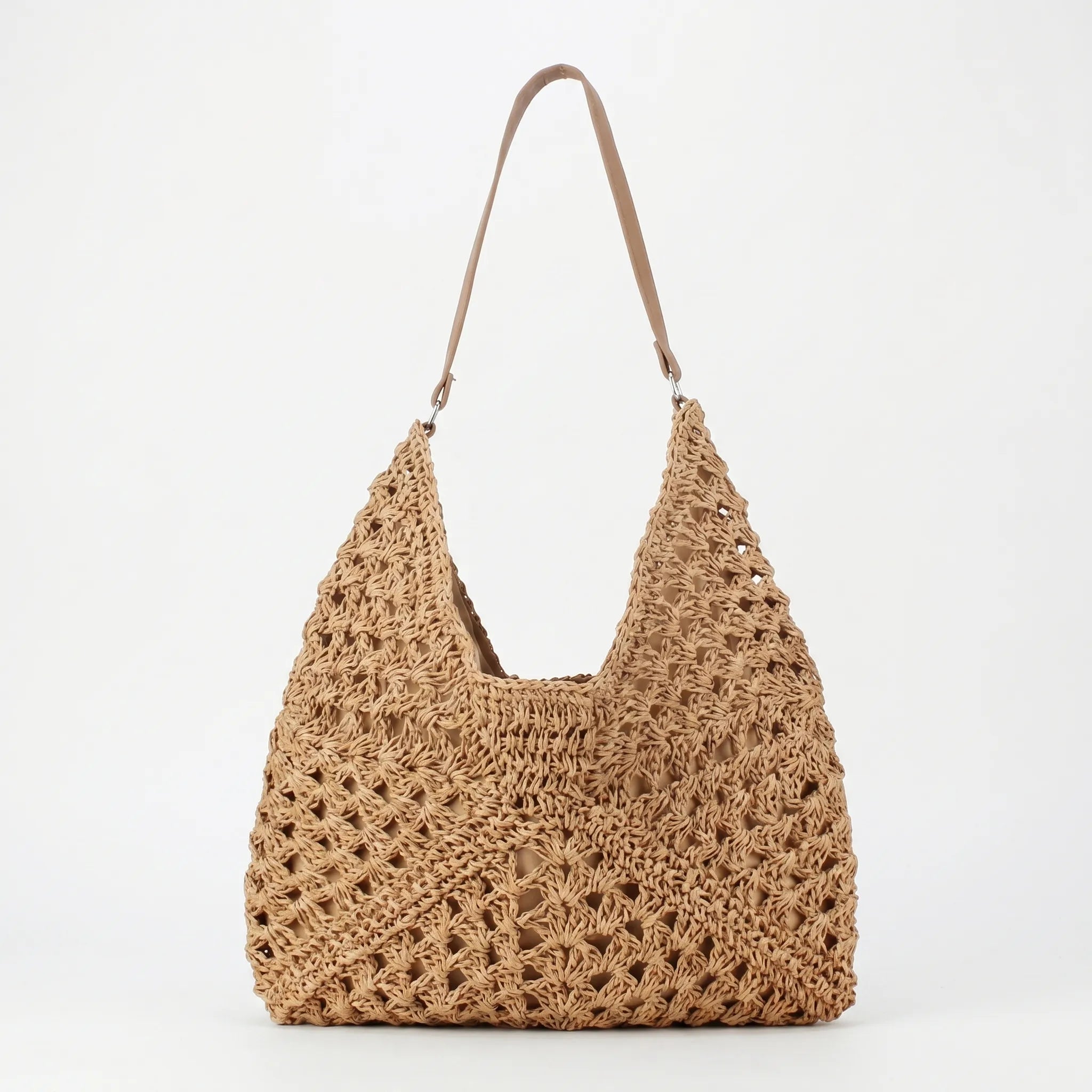 Luminera - Slouchy Crochet Shoulder Bag Slouchy Crochet Shoulder Bag 