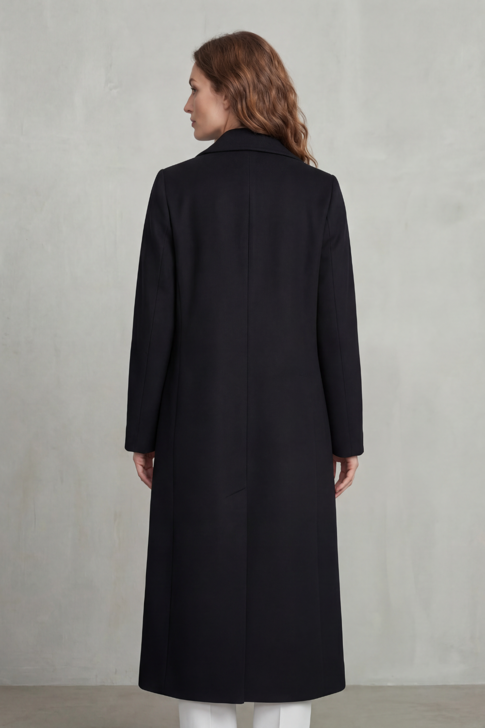 Oceane | Double Breasted Wool Blend Camel Coat