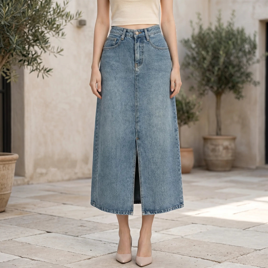Maxira - High Waisted Maxi Skirt High Waisted Maxi Skirt 