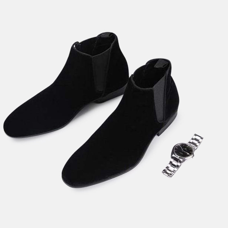 Joaquin | Men's Suede Chelsea Boots Smart Casual Footwear