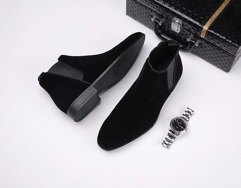 Joaquin | Men's Suede Chelsea Boots Smart Casual Footwear
