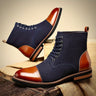 Ulric | Men's Two-Tone Hybrid Ankle Boots for Smart Occasions