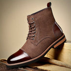 Ulric | Men's Two-Tone Hybrid Ankle Boots for Smart Occasions