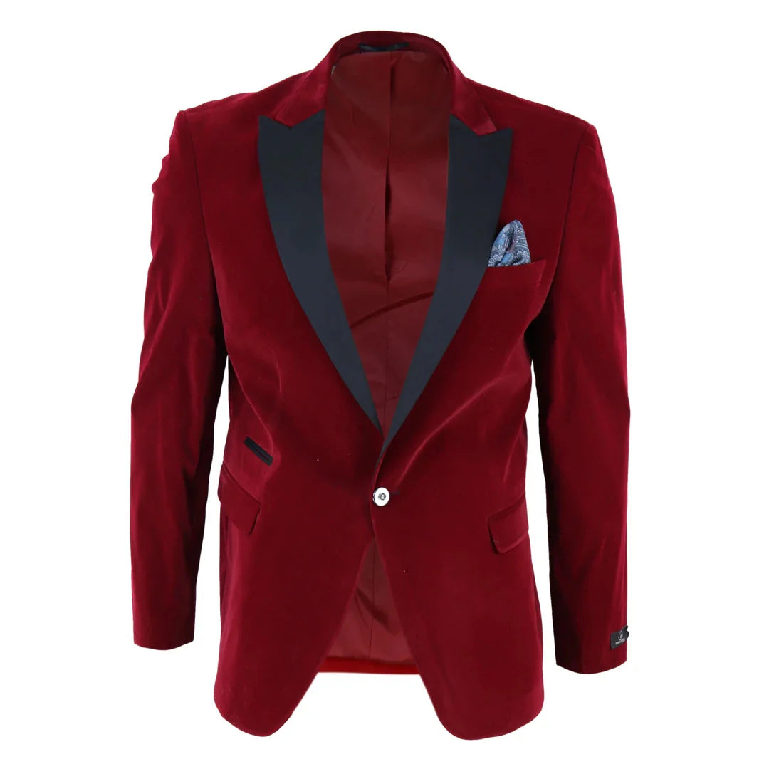 Nico | Velvet Tuxedo Blazer for Wedding and Evening Occasions